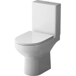 Унитаз-компакт напольный с бачком и сиденьем микролифт AM.PM Spirit V2.0 C708600SC белый безободковый