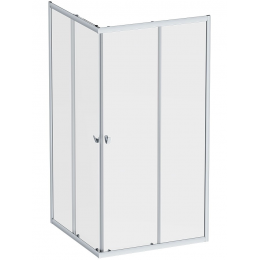 Душевое ограждение AM.PM Sunny 100x100 см. профиль хром, стекло прозрачное Душевое ограждение AM.PM Sunny 100x100 см. профиль хром, стекло прозрачное