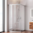 Душевое ограждение AM.PM Gem 100x100 см. профиль хром, стекло прозрачное купить с доставкой. 100% Оригинал. Гарантия!