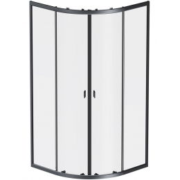 Душевое ограждение AM.PM X-Joy 90x90 см. четверть круга, профиль черный, стекло прозрачное Душевое ограждение AM.PM X-Joy 90x90 см. четверть круга, профиль черный, стекло прозрачное