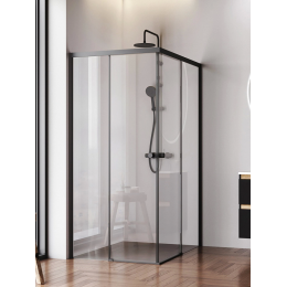 Душевое ограждение AM.PM X-Joy 120x90 см. профиль черный, стекло прозрачное Душевое ограждение AM.PM X-Joy 120x90 см. профиль черный, стекло прозрачное