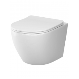 Унитаз подвесной с сиденьем микролифт AM.PM Like C801900SC безободковый