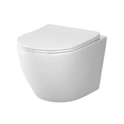 Унитаз подвесной с сиденьем микролифт AM.PM Like C801900SC безободковый купить с доставкой. 100% Оригинал. Гарантия!