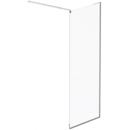 Душевая перегородка AM.PM Func 80x200 см. профиль хром, стекло прозрачное 8 мм.