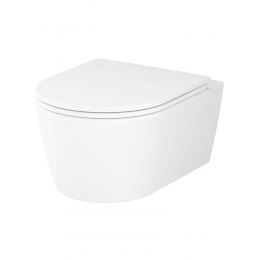 Унитаз подвесной с сиденьем микролифт AM.PM Func C8F1700MWSC безободковый