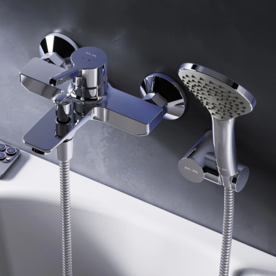 Смеситель для ванны AM.PM X-Joy S F85B15000 хром купить с доставкой. 100% Оригинал. Гарантия!