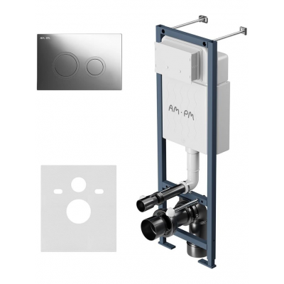 Инсталляция для подвесного унитаза с клавишей AM.PM ErgoFit I012711.0151 купить с доставкой. 100% Оригинал. Гарантия!