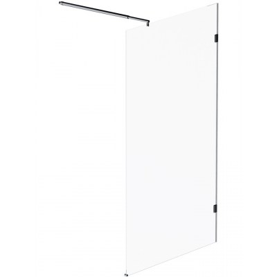 Душевая перегородка AM.PM X-Joy 110x195 см. профиль черный, стекло прозрачное 6 мм. купить с доставкой. 100% Оригинал. Гарантия!