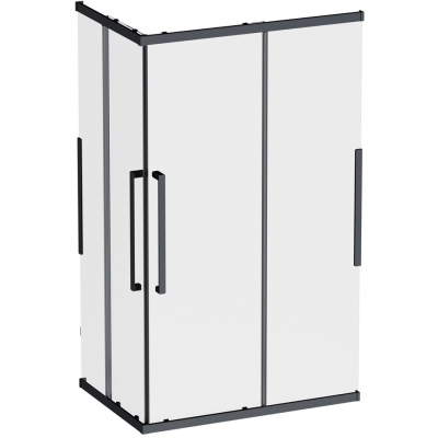 Душевое ограждение AM.PM Func 120x80 см. профиль черный, стекло прозрачное купить с доставкой. 100% Оригинал. Гарантия!