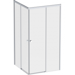 Душевой уголок AM.PM X-Joy 100 см. профиль хром, стекло прозрачное