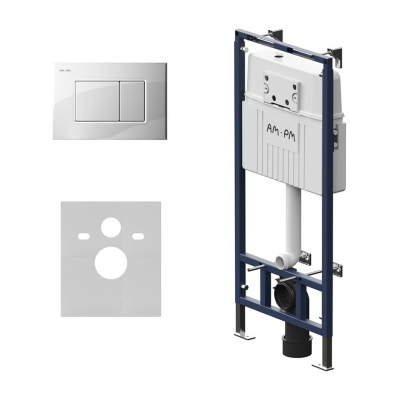 Инсталляция для подвесного унитаза с клавишей AM.PM MasterFit I012710.0201 купить с доставкой. 100% Оригинал. Гарантия!