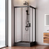 Душевое ограждение AM.PM Gem Square Slide 90x90 см. профиль черный, стекло прозрачное купить с доставкой. 100% Оригинал. Гарантия!