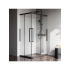 Душевое ограждение AM.PM Func 120x80 см. профиль черный, стекло прозрачное купить с доставкой. 100% Оригинал. Гарантия!