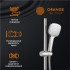Душевая система Orange Thermo T19-944cr термостат с изливом, хром