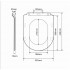 Сиденье для унитаза Orange C01-003w с микролифтом