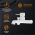 Набор смесителей с душ.набором Orange Karl M05-311w белый