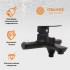 Душевая система Orange Aristo M19-944b смеситель с изливом, черный матовый