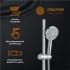 Душевая система Orange O-Shower OW02 хром