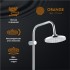 Душевая система Orange O-Shower OW02 хром
