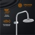Душевая система Orange O-Shower OW01 хром