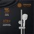 Душевая система Orange Thermo T02S4-912cr c термостатом, хром