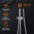 Душевая система Orange S12cr хром