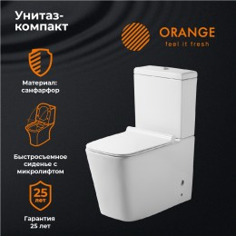 Унитаз-компакт Orange C06-000w сиденье с микролифтом