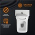 Унитаз-компакт Orange C06-000w сиденье с микролифтом