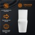 Унитаз-компакт Orange C06-000w сиденье с микролифтом