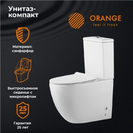 Унитаз-компакт Orange C05-000w сиденье с микролифтом
