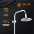 Душевая система Orange Alfi M18-933cr смеситель с изливом, хром