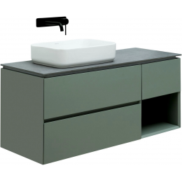 Тумба под раковину Allen Brau Infinity 120 1.21005.CGM L олива матовый