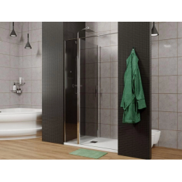 Душевая дверь в нишу Allen Brau Priority 140 см. профиль хром, стекло прозрачное Душевая дверь в нишу Allen Brau Priority 140 см. профиль хром, стекло прозрачное