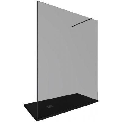 Душевая перегородка Allen Brau Infinity 160 см. профиль черный, стекло прозрачное купить с доставкой. 100% Оригинал. Гарантия!