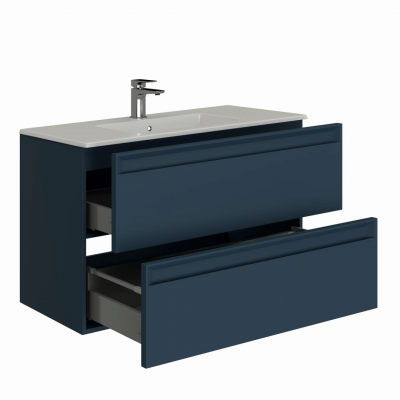 Тумба под раковину Allen Brau Eclipse 100 1.E1003.BGM 2.0 синий матовый купить с доставкой. 100% Оригинал. Гарантия!