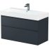 Тумба под раковину Allen Brau Infinity 100 1.210027.AM антрацит матовый купить с доставкой. 100% Оригинал. Гарантия!