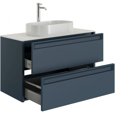 Тумба под раковину Allen Brau Fantasy 100 1.11003.BGM 2.0 синий матовый купить с доставкой. 100% Оригинал. Гарантия!