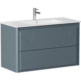 Тумба под раковину Allen Brau Paris 100 1.360002.BGM синий матовый