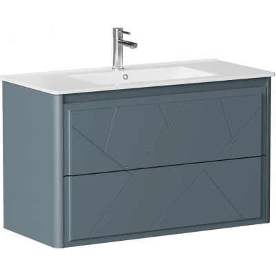 Тумба под раковину Allen Brau Paris 100 1.360002.BGM синий матовый купить с доставкой. 100% Оригинал. Гарантия!