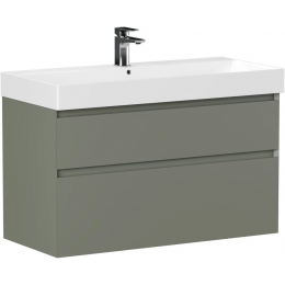 Тумба под раковину Allen Brau Infinity 100 1.210027.CGM олива матовый