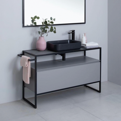 Тумба под раковину Allen Brau Priority 120 1.31004.PGM платина матовый купить с доставкой. 100% Оригинал. Гарантия!