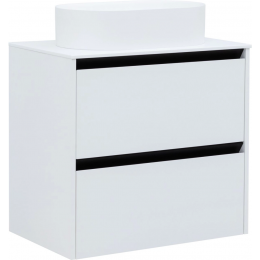 Тумба под раковину Allen Brau Activity 70 1.34003.WM белый матовый/черный браш Тумба под раковину Allen Brau Activity 70 1.34003.WM белый матовый/черный браш