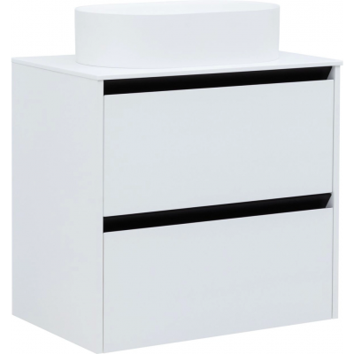 Тумба под раковину Allen Brau Activity 70 1.34003.WM белый матовый/черный браш купить с доставкой. 100% Оригинал. Гарантия!