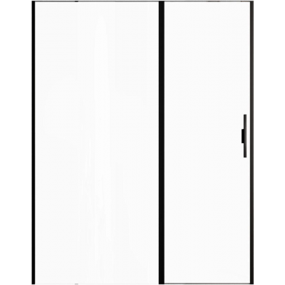 Душевая дверь в нишу Allen Brau Priority 160 см. профиль черный, стекло прозрачное купить с доставкой. 100% Оригинал. Гарантия!