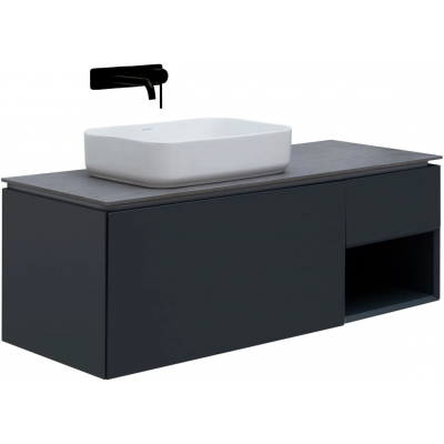 Тумба под раковину Allen Brau Infinity 120 1.21006.AM L антрацит матовый купить с доставкой. 100% Оригинал. Гарантия!
