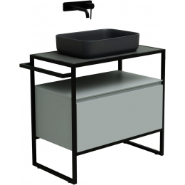 Тумба под раковину Allen Brau Priority 80 1.31002.PWM папирус матовый