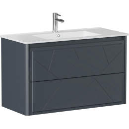 Тумба под раковину Allen Brau Paris 100 1.360002.AM антрацит матовый