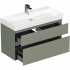 Тумба под раковину Allen Brau Infinity 100 1.210027.CGM олива матовый купить с доставкой. 100% Оригинал. Гарантия!