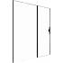 Душевая дверь в нишу Allen Brau Priority 160 см. профиль черный, стекло прозрачное купить с доставкой. 100% Оригинал. Гарантия!
