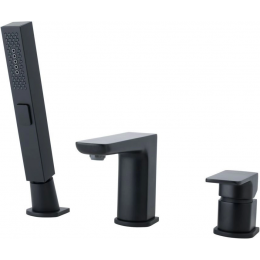 Смеситель на борт ванны Allen Brau Infinity 5.21008-31 черный Смеситель на борт ванны Allen Brau Infinity 5.21008-31 черный